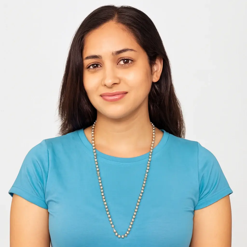 Gold-Tone Diamond Cut Beaded Mala Chain | Traditional Long Necklace for Daily Wear - Image 3