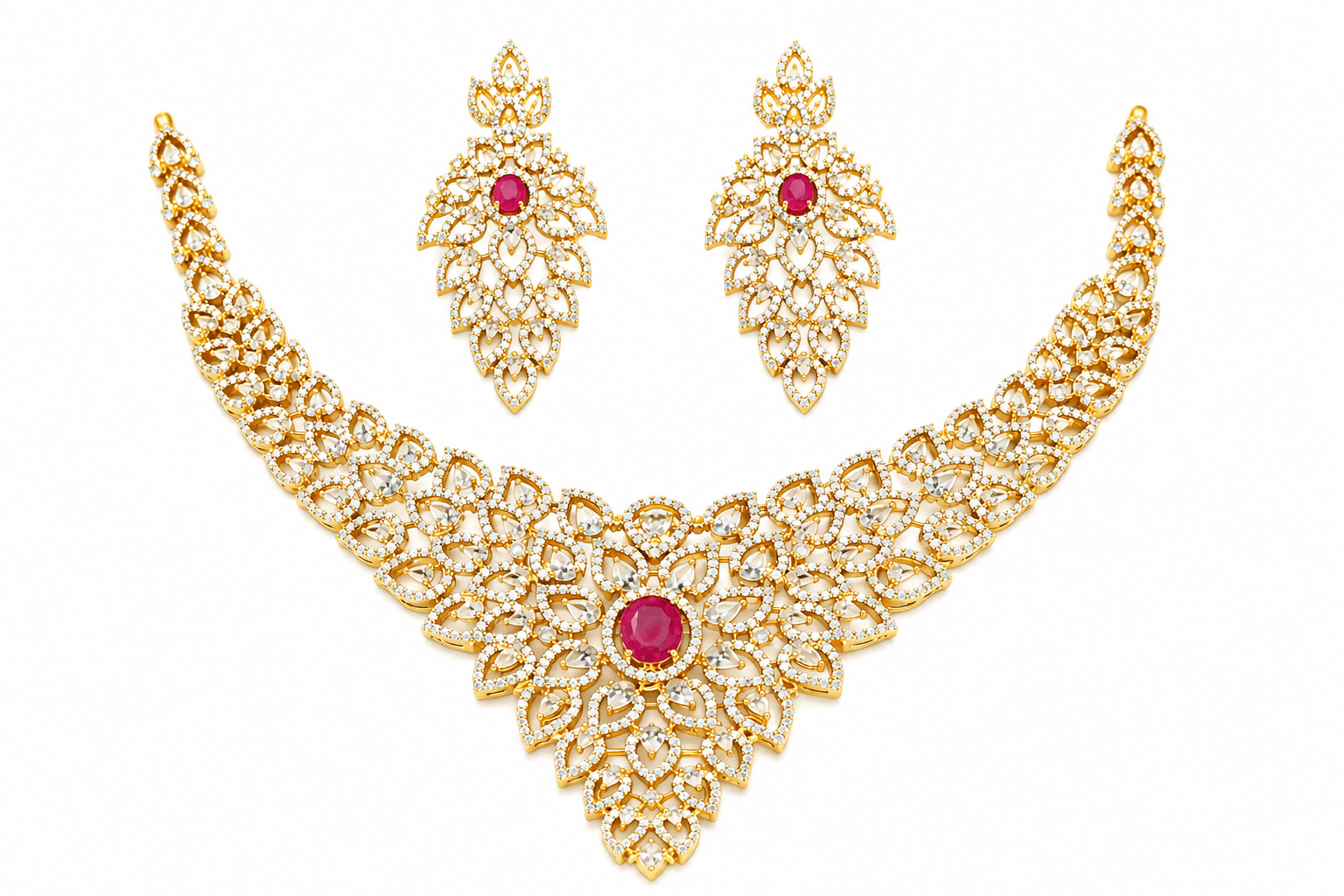 Elegant Kundan Style Traditional Jewelry Set for Women