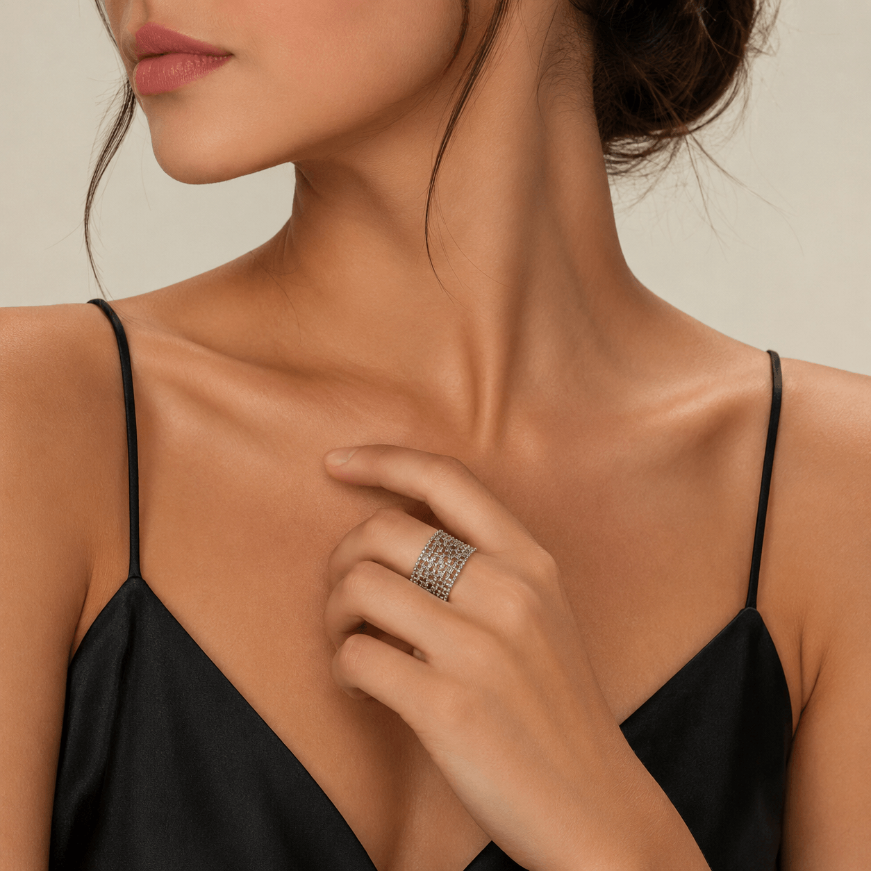 Luxury Crystal Statement Ring for Women - Image 3